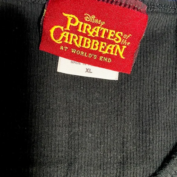 Disney Pirates of the Caribbean at World’s End 2007 Movie Promo Black Tank Top - Picture 2 of 5